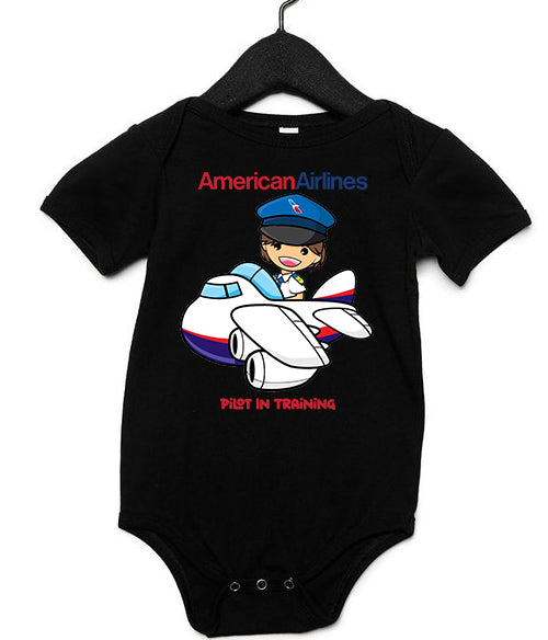 American Airlines Pilot In Training Infant Onesie