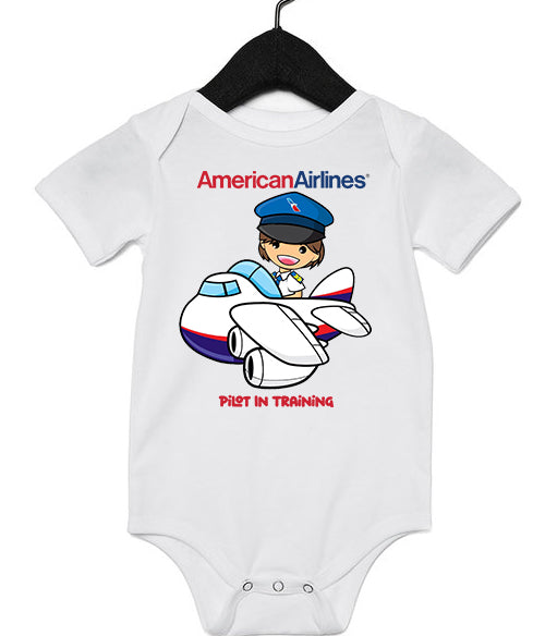 American Airlines Pilot In Training Infant Onesie