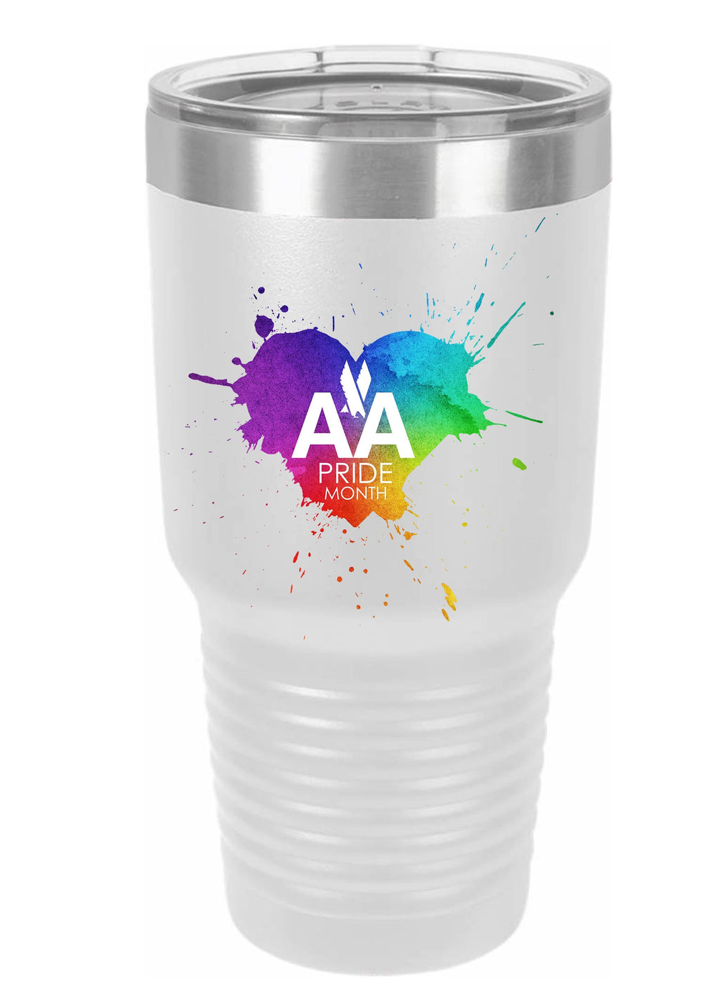 AA Heart Pride Tumbler