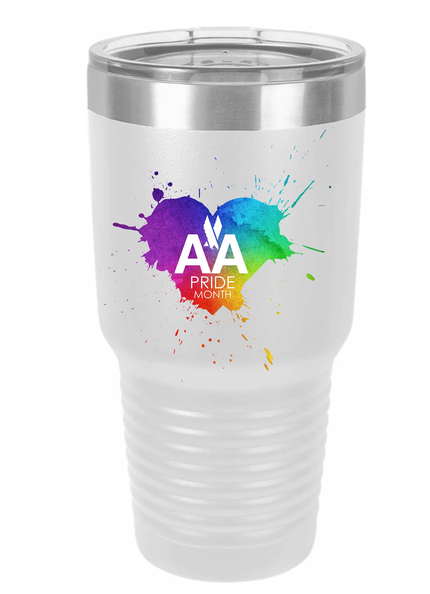 AA Heart Pride Tumbler