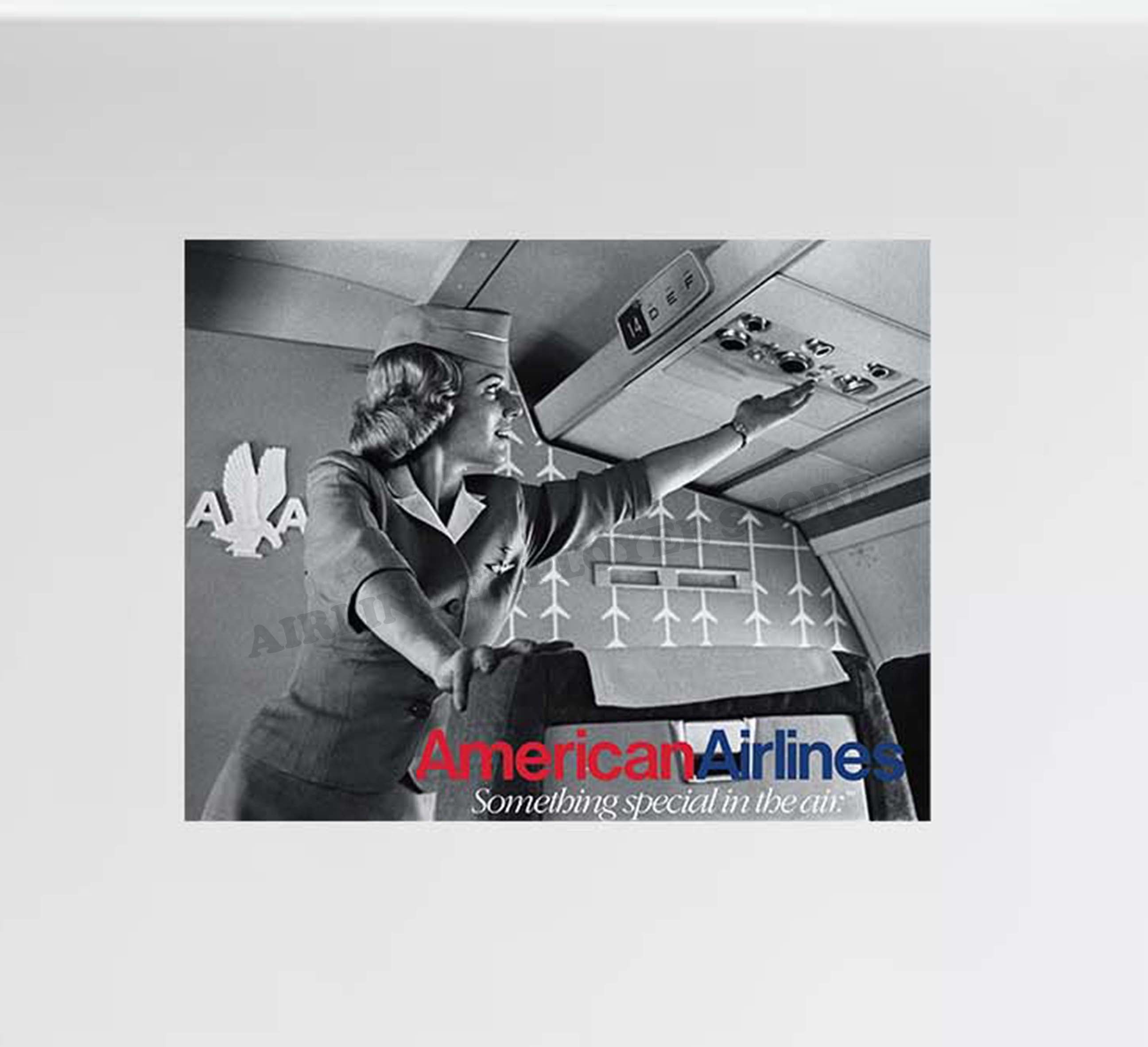 American Airlines Flight Attendant Vintage Decal Stickers