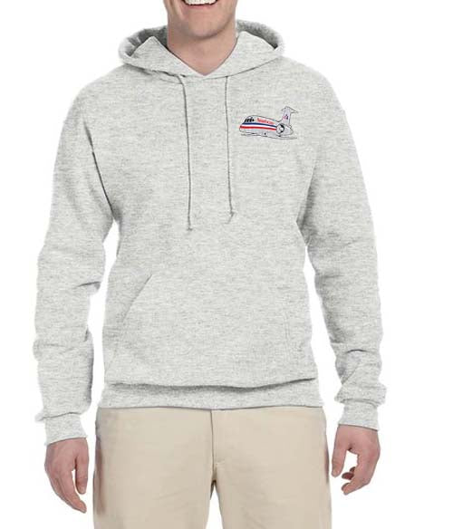 American Airlines Super80 Livery Hooded Sweatshirt Embroidered