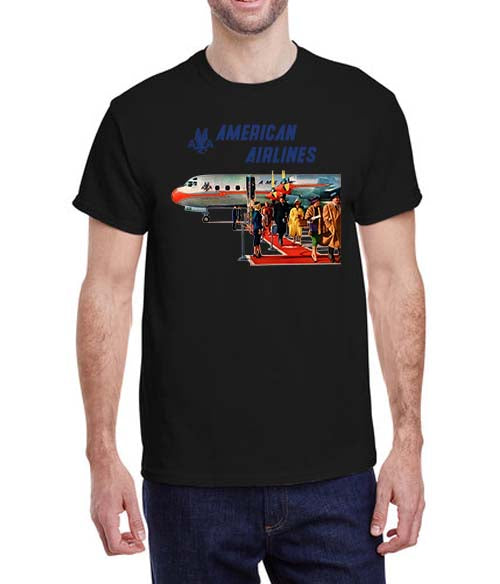 Boarding American Airlines Vintage - Unisex T-Shirt