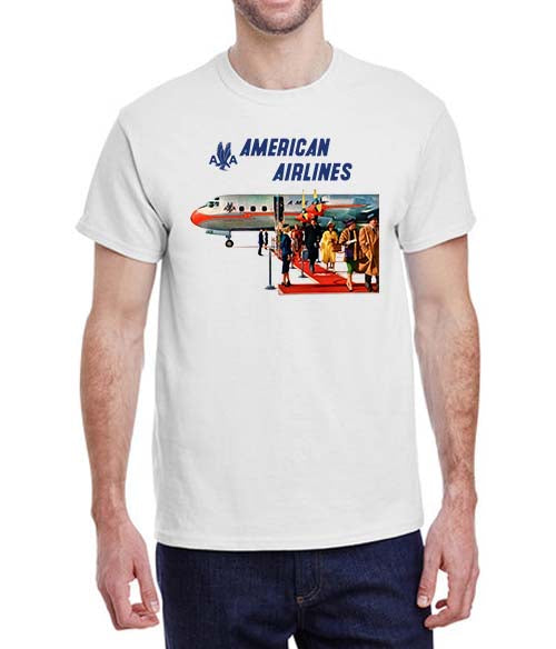 Boarding American Airlines Vintage - Unisex T-Shirt