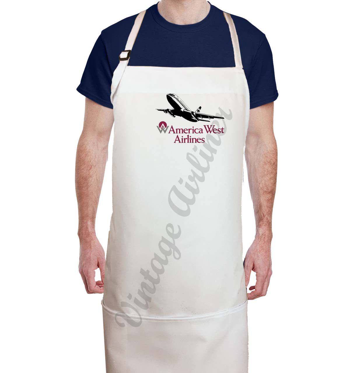 America West 737 Logo Bag Sticker Apron