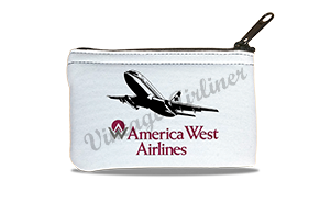 America West 737 Logo Rectangular Coin Purse