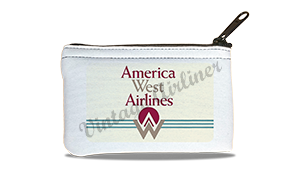 America West First Logo Rectangular Coin Purse