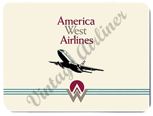 America West Timetable Cover Glass Cutting Board