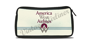 America West First Logo Travel Pouch