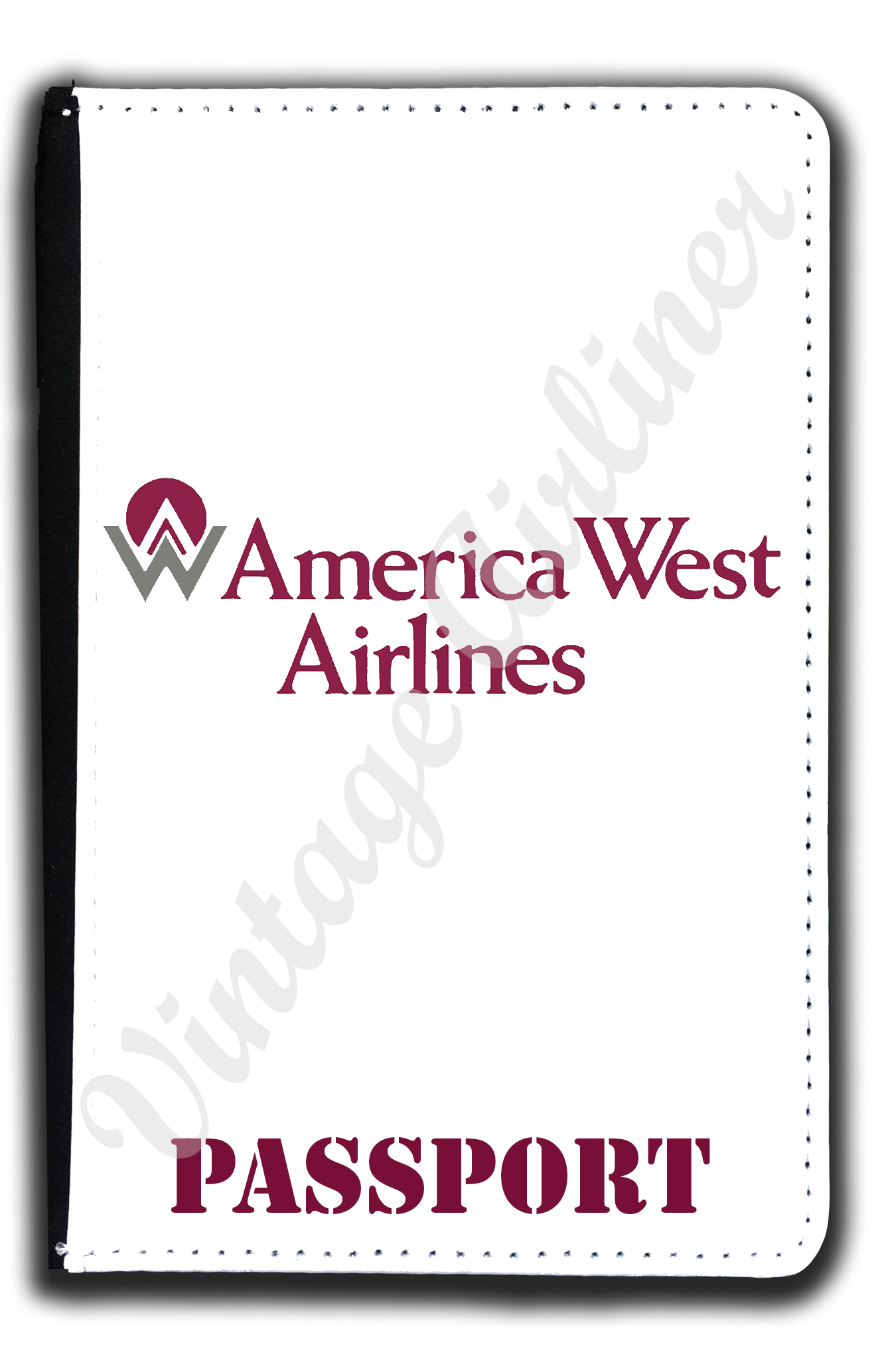 America West First Logo Passport Case