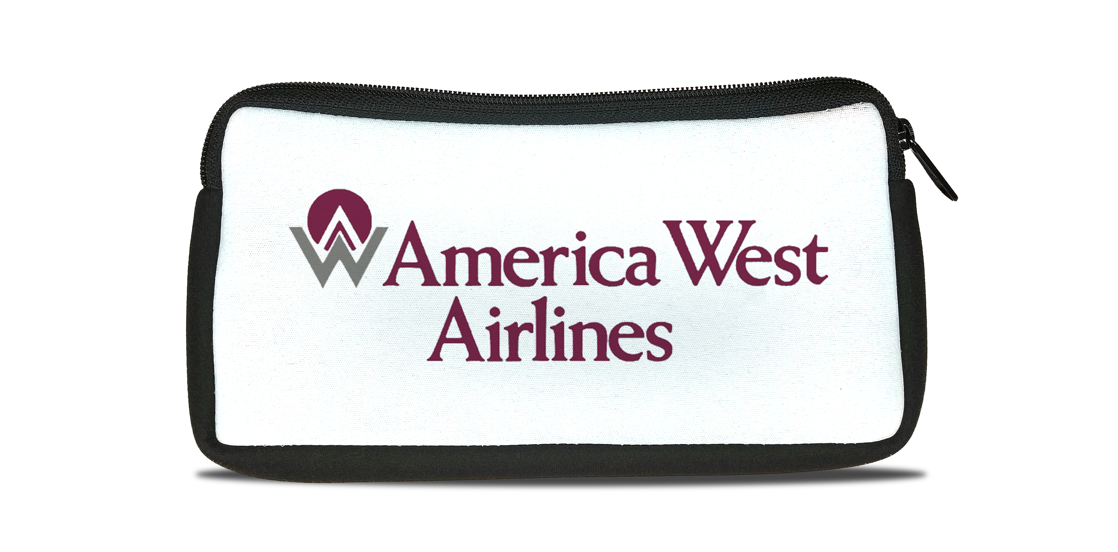 America West Airlines Original Logo Bag Sticker Travel Pouch
