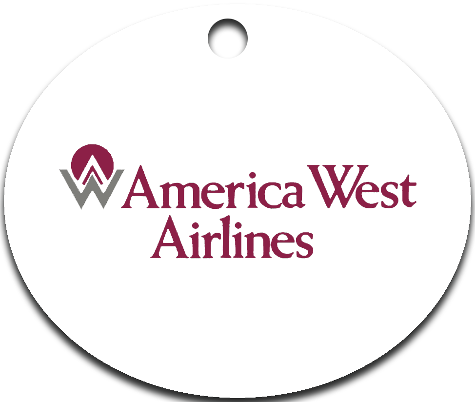 America West Airlines Original Logo Ornaments