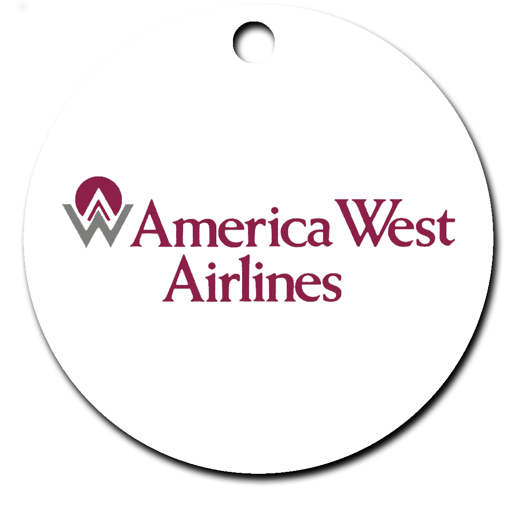 America West Airlines Original Logo Ornaments