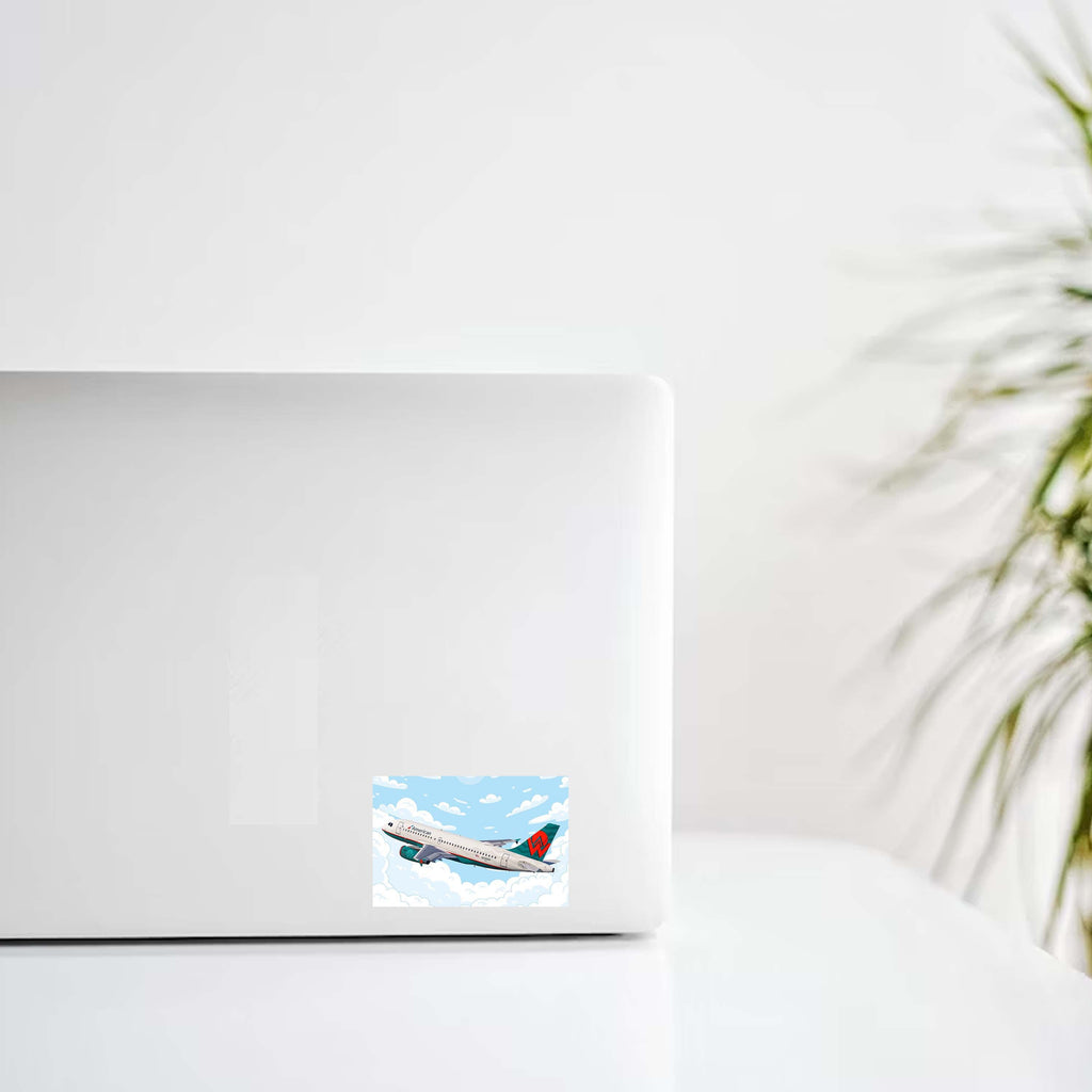 America West Flight Decal Stickers