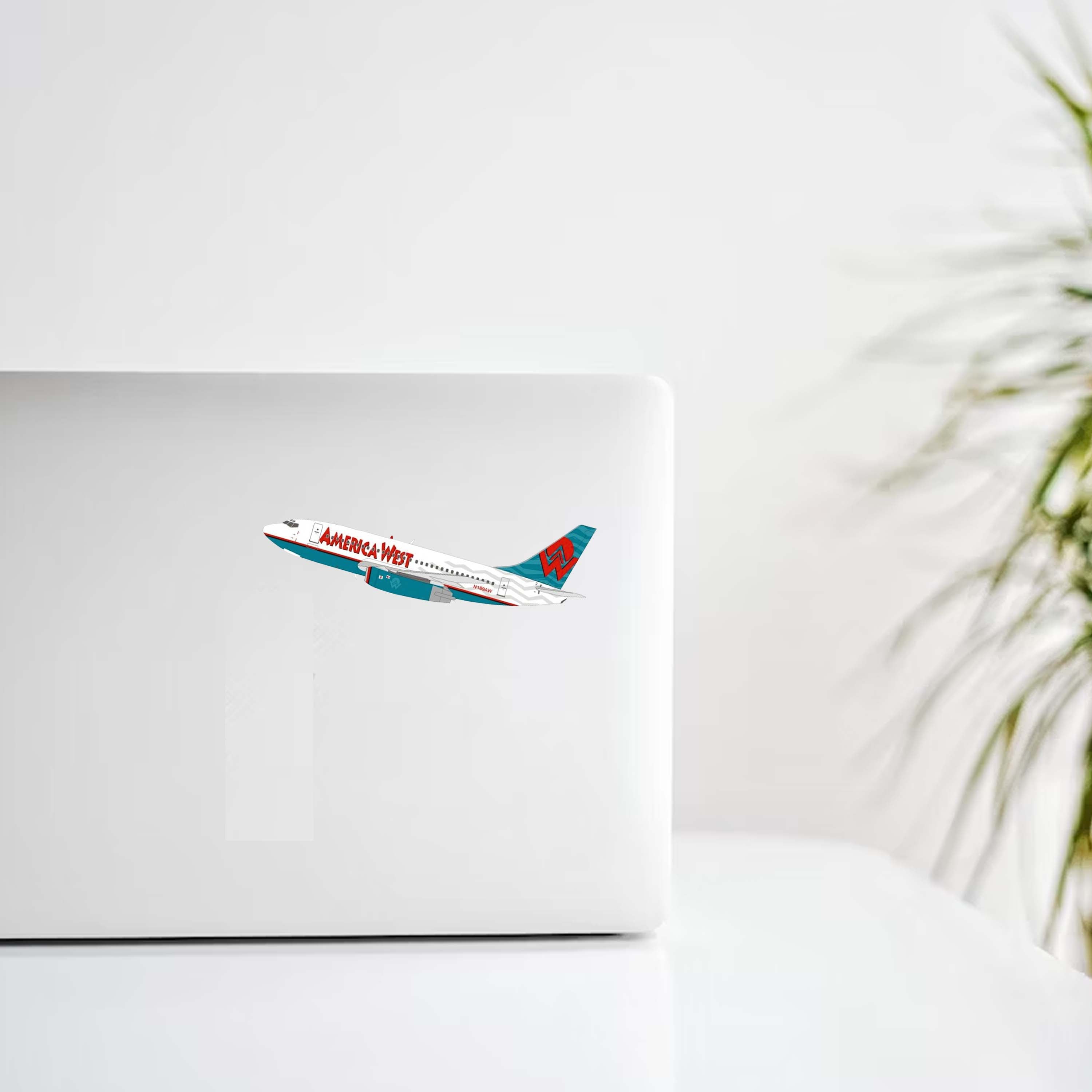 America West Final Livery Decal Stickers