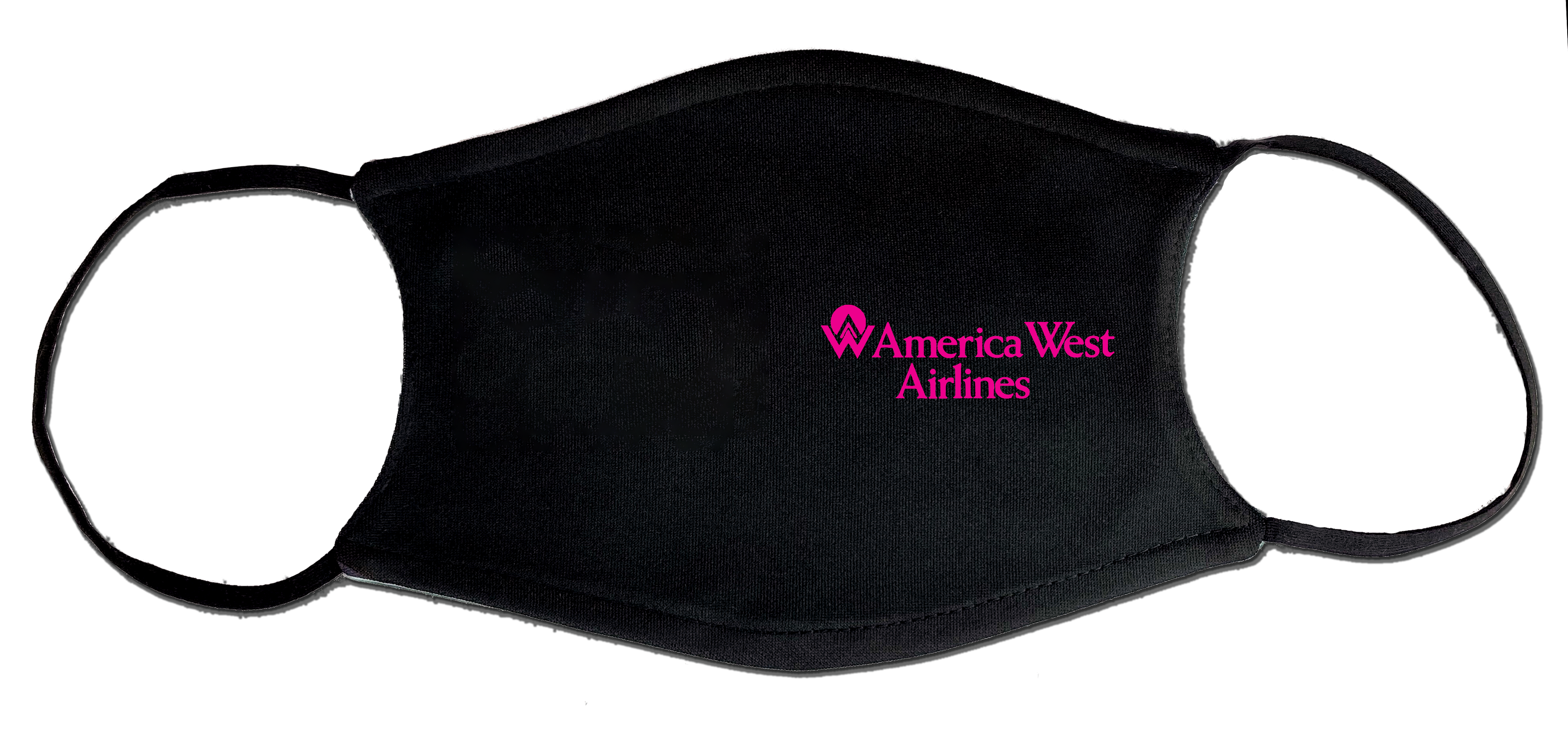 America West Pink Logo Face Mask