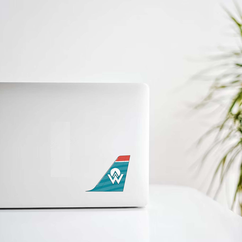 America West Tail Decal Stickers