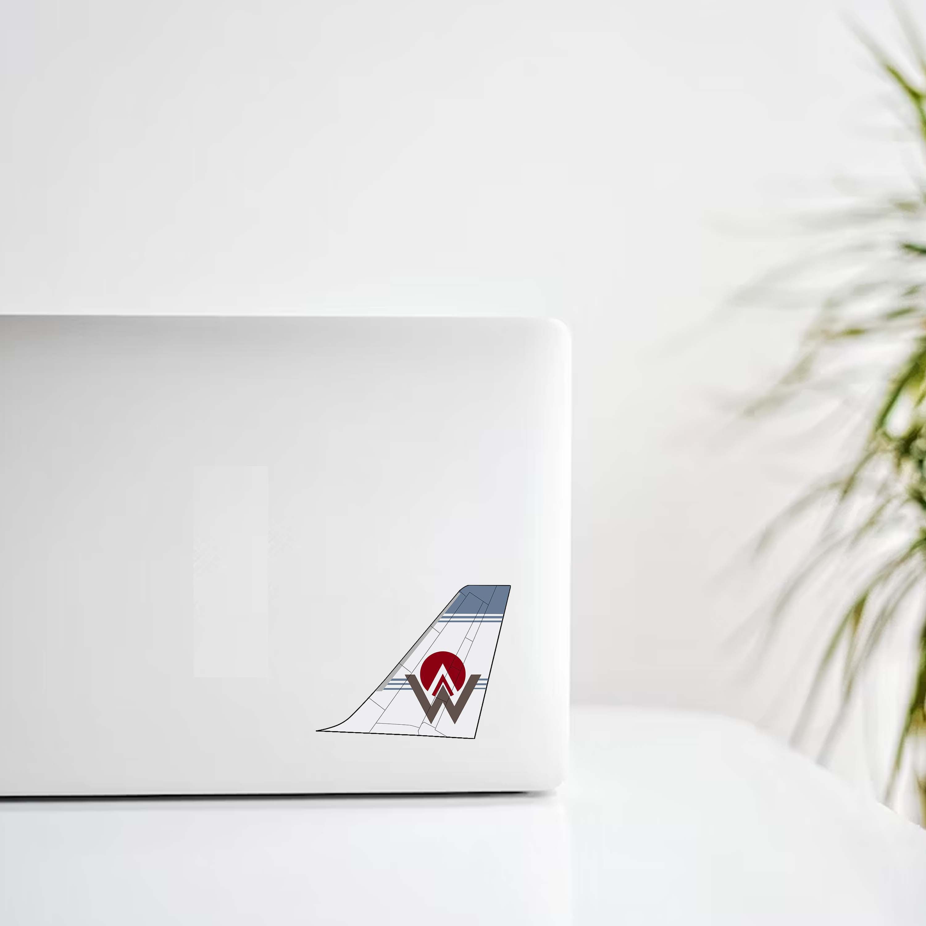America West A320 (Original Livery) Tail Decal Stickers
