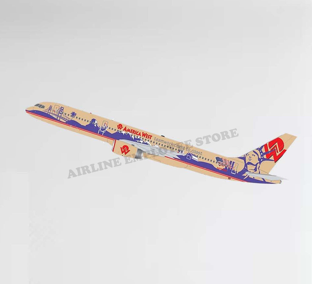 America West Teamwork Coast To Coast Decal Stickers