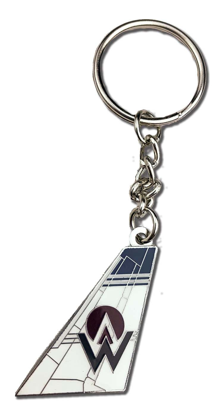 America West Livery Tail Keychain