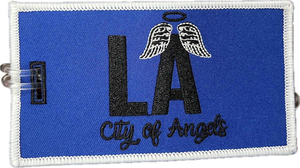 LA City Of Angels - Embroidered Bag Tag