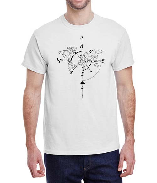 Map Compass Design T-Shirt