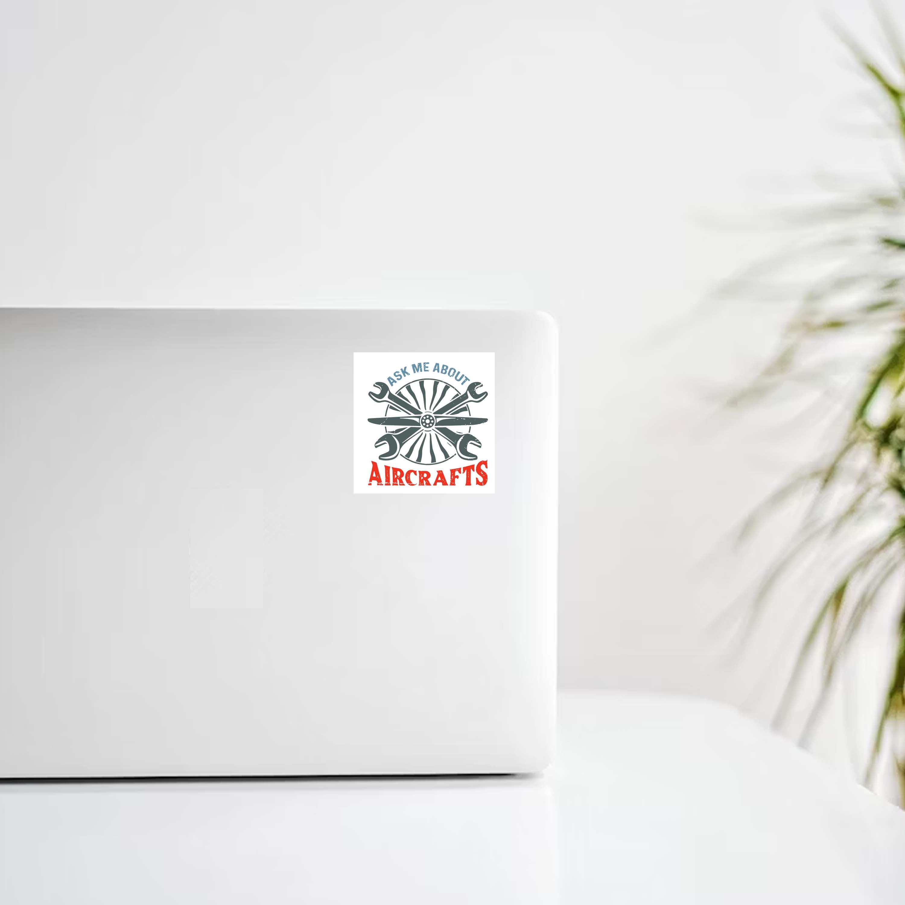 Ask Me About Aircrafts Decal Stickers