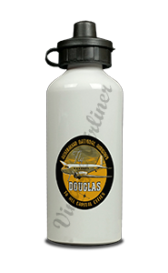 Australian National Airways 1930's Bag Sticker Aluminum Water Bottle