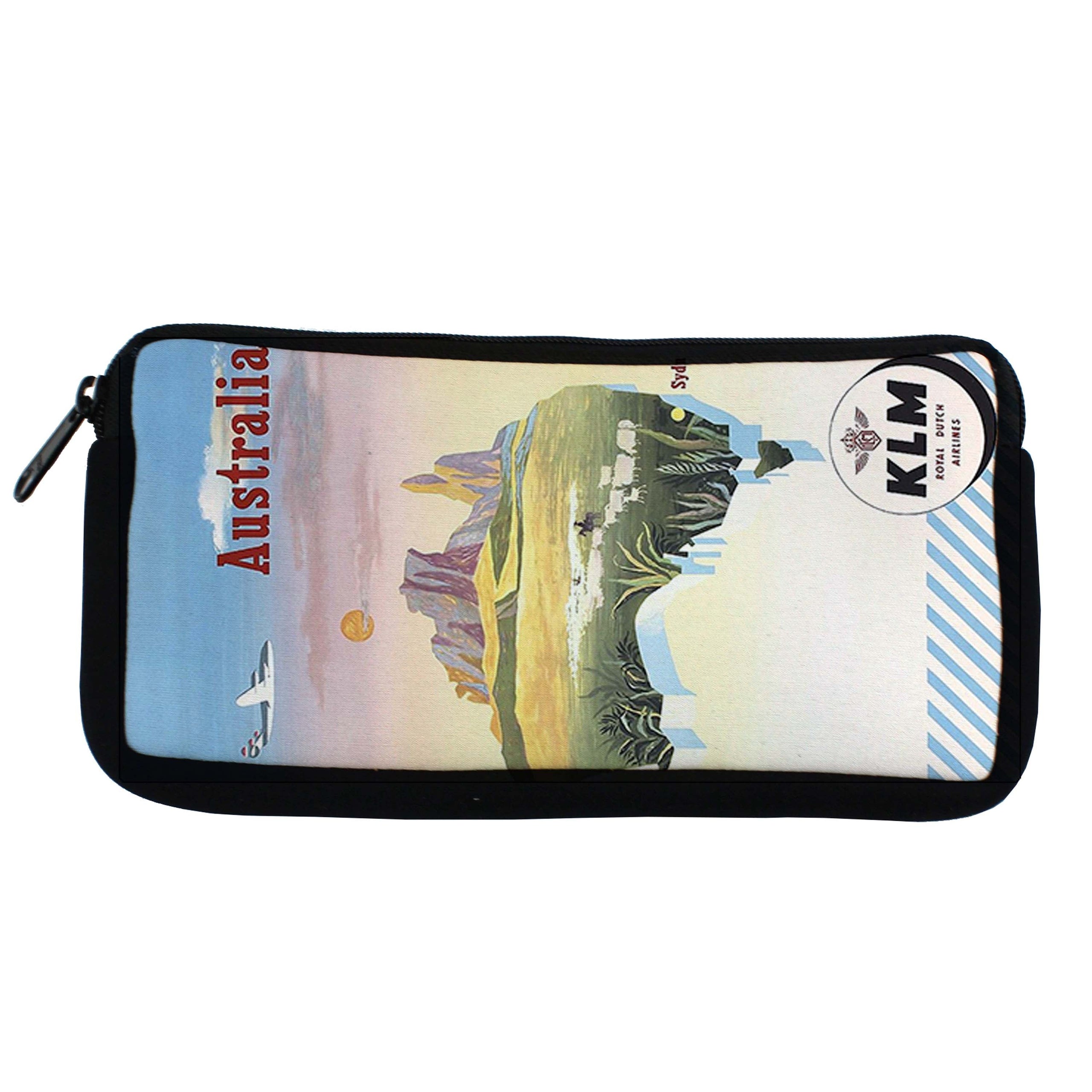 KLM Australia Poster Travel Pouch