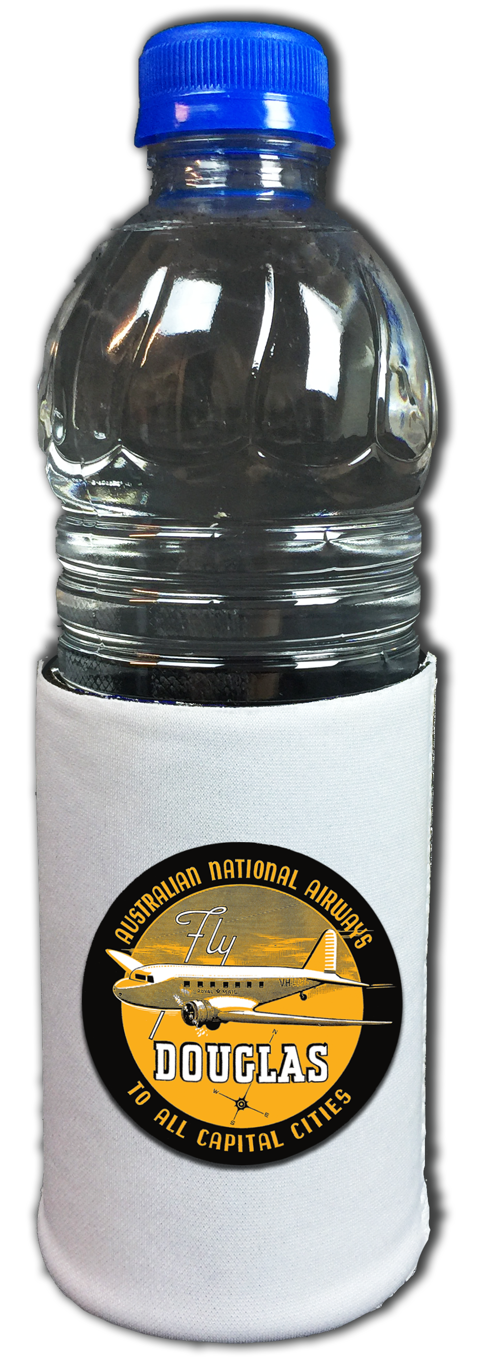 Australian National Airways 1930's Bag Sticker Beverage Wrap