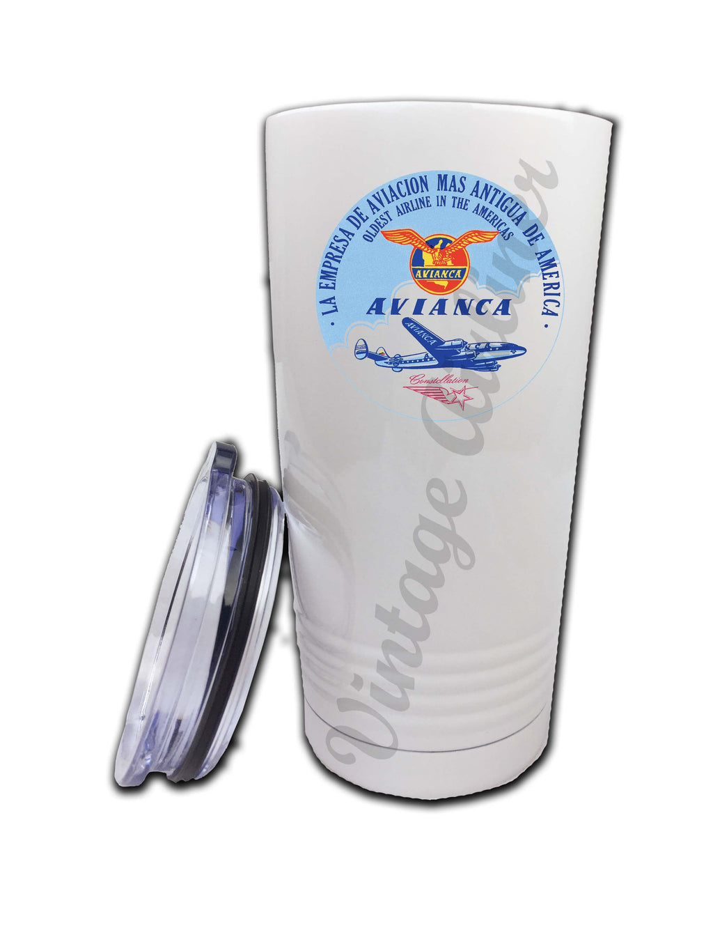 Avianca 1950's Bag Sticker Tumbler