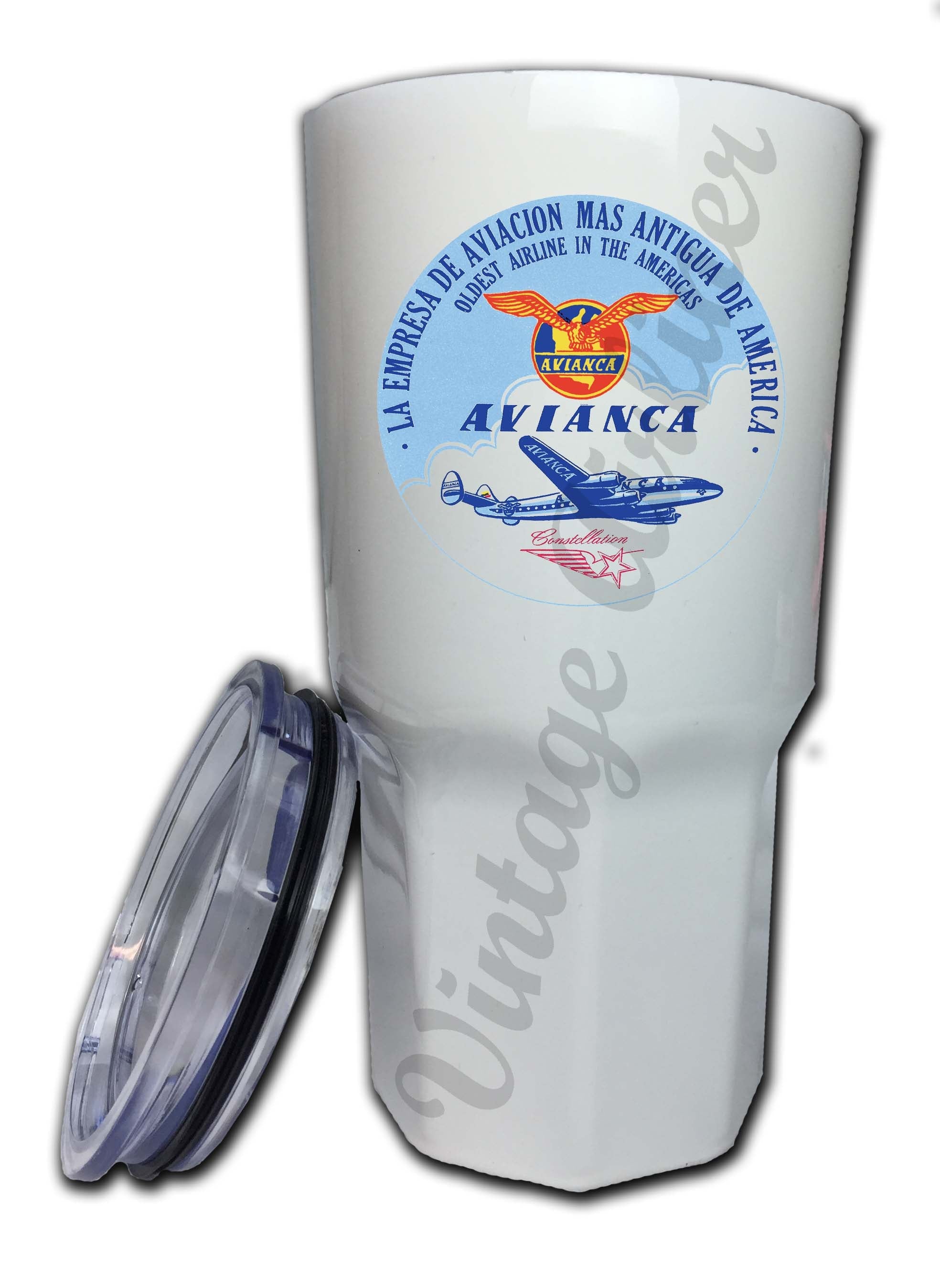 Avianca 1950's Bag Sticker Tumbler