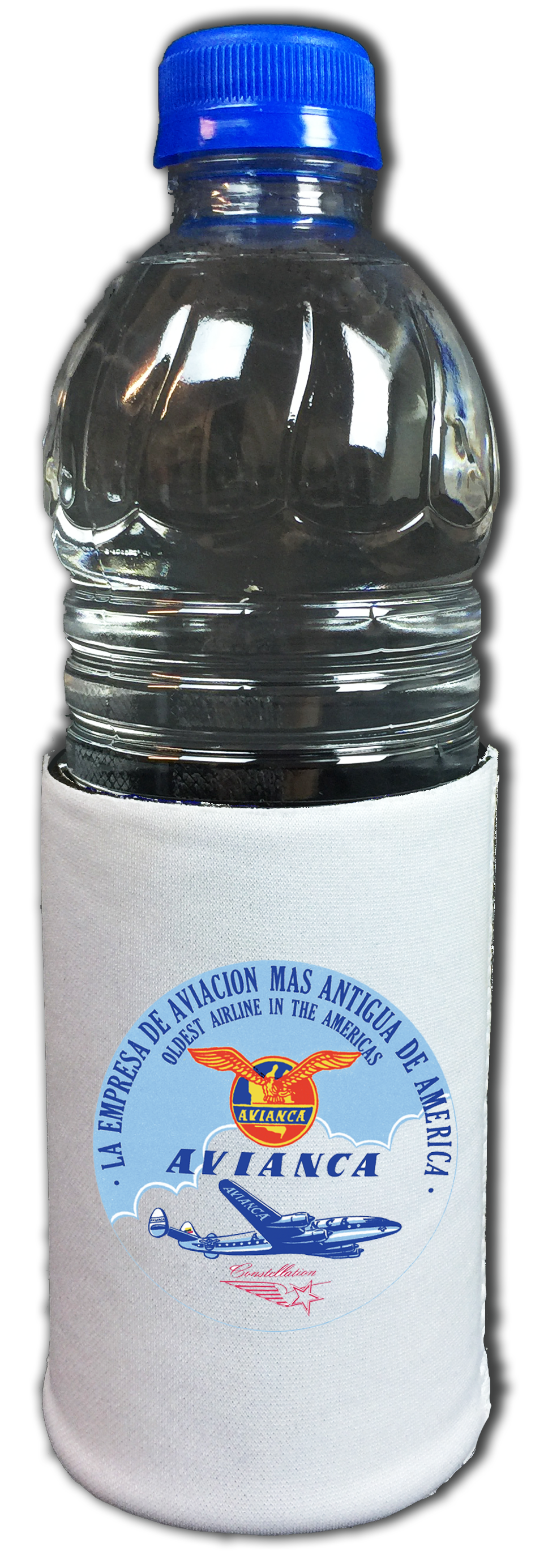 Avianca 1950's Vintage Bag Sticker Beverage Wrap