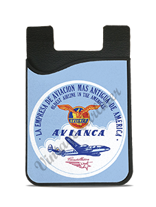 Avianca 1950's Vintage Bag Sticker Card Caddy