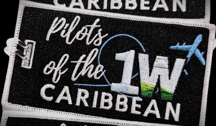 Pilots Of The Caribbean 1W - Embroidered Bag Tag