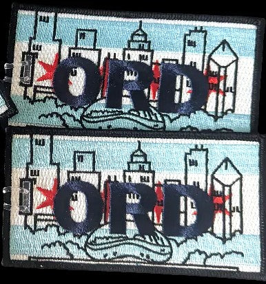 ORD Chicago - Embroidered Bag Tag