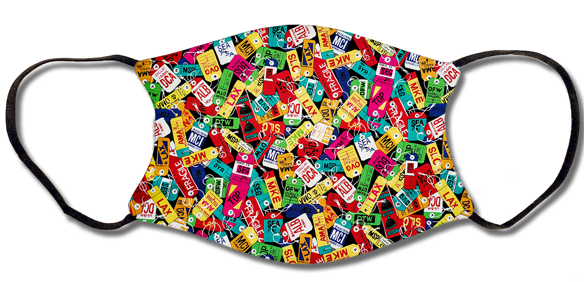 Luggage Bag Tags Face Mask
