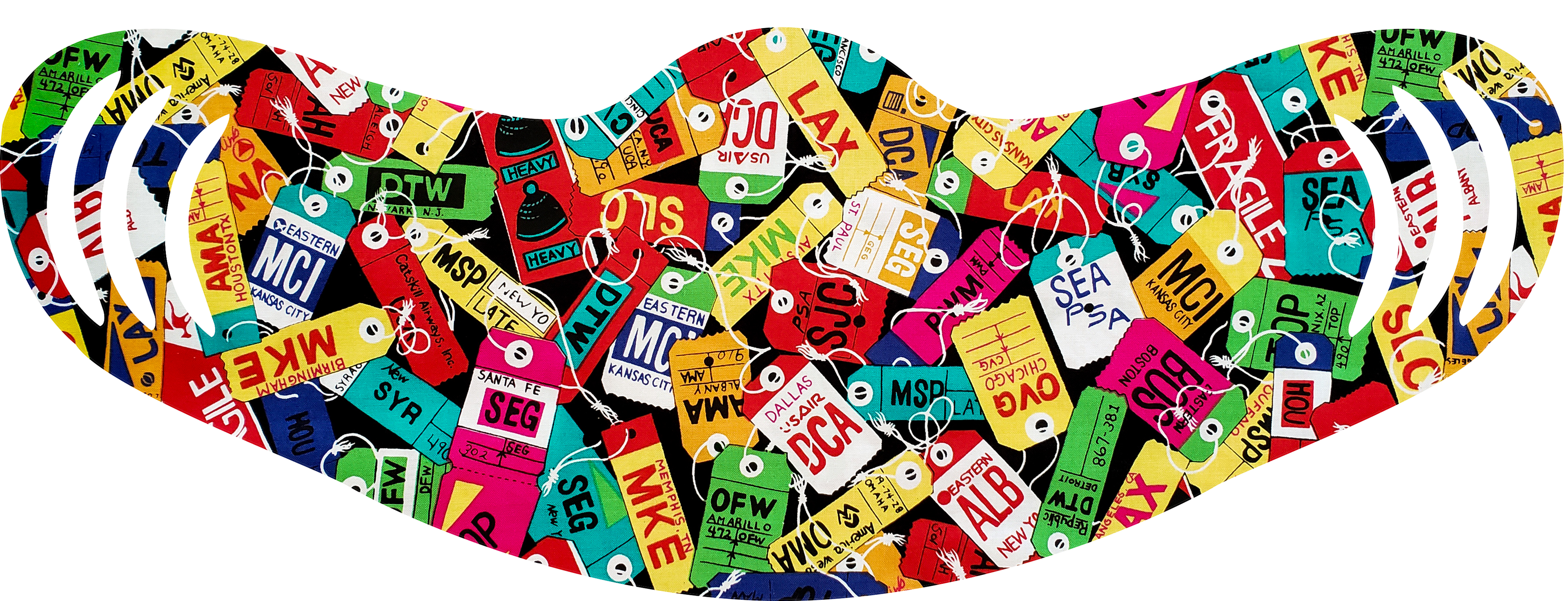 Luggage Tags Face Mask