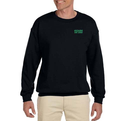 Ozark Airlines Logo Sweatshirt Embroidered