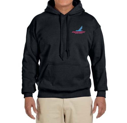 Piedmont Airlines Logo Hooded Sweatshirt Embroidered