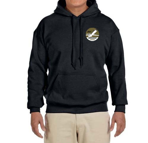 Mohawk Airlines Logo Hooded Sweatshirt Embroidered