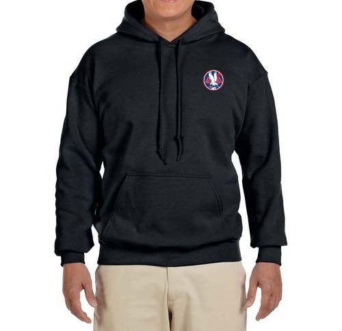 American Airlines 1930's AA Logo Hooded Sweatshirt Embroidered