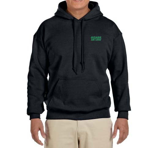 Ozark Airlines Logo Hooded Sweatshirt Embroidered