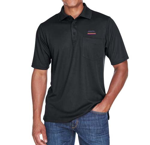Air Cal Logo Men's Wicking Pocket Polo
