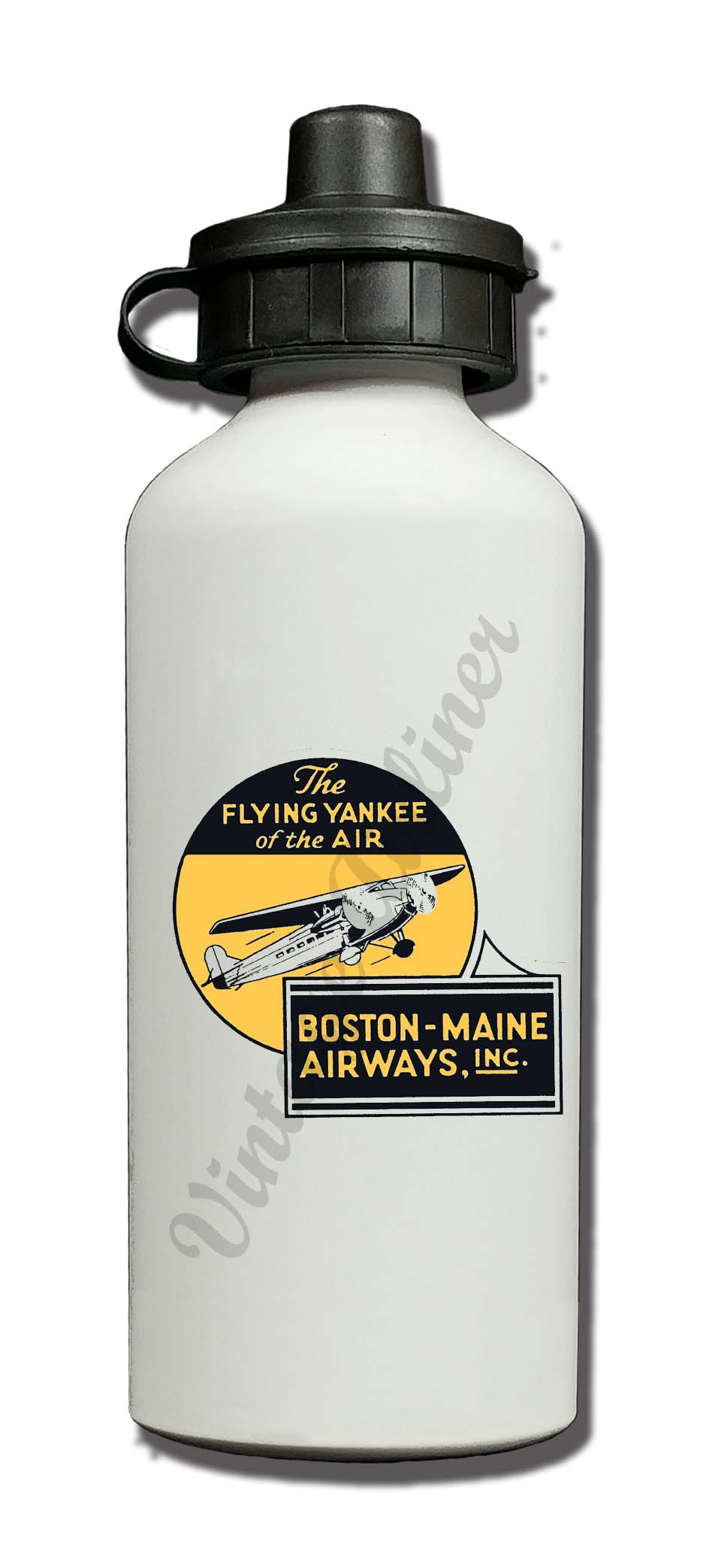 Boston Maine Airways Flying Yankee Aluminum Water Bottle