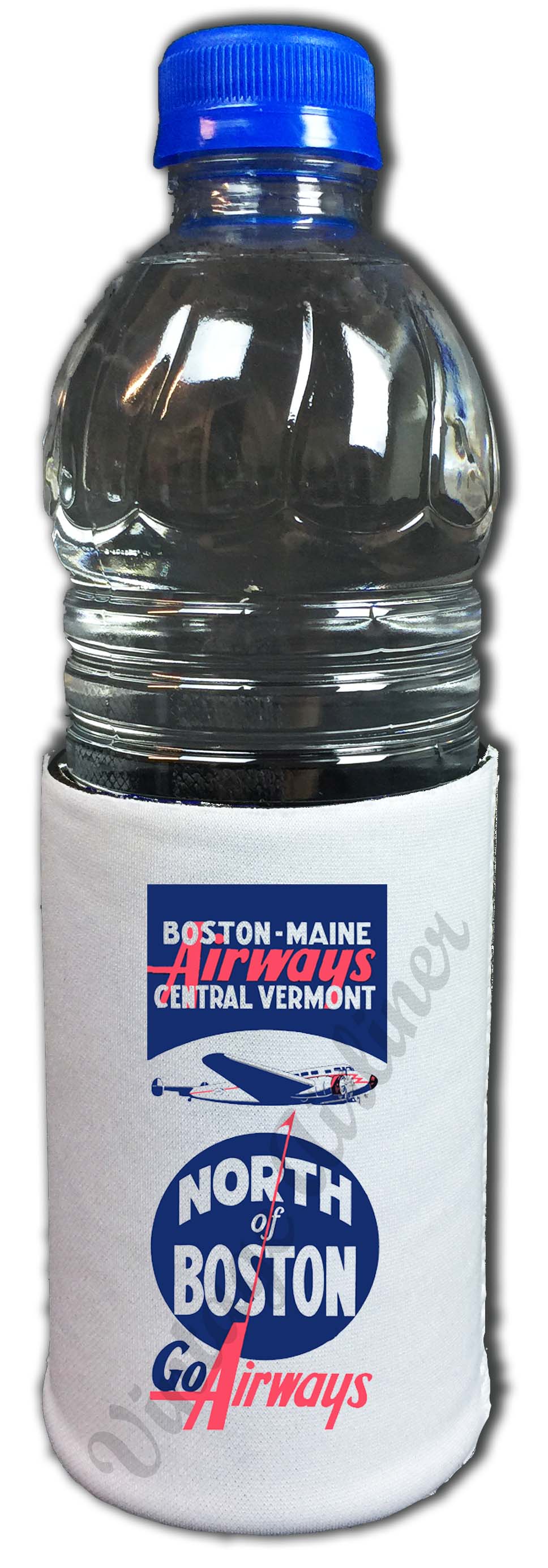 Boston Maine Airways Central Vermont Beverage Wrap