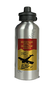 Boston Maine Central Vermont 1935 Timetable Aluminum Water Bottle