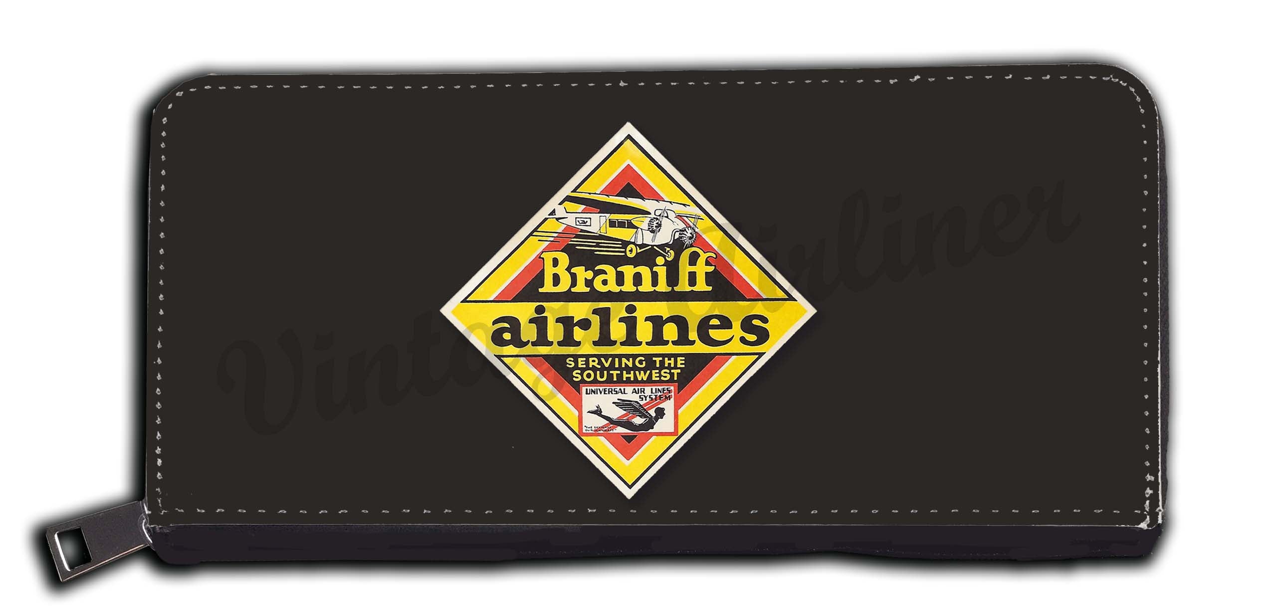 Braniff Airways 1st Bag Sticker Wallet