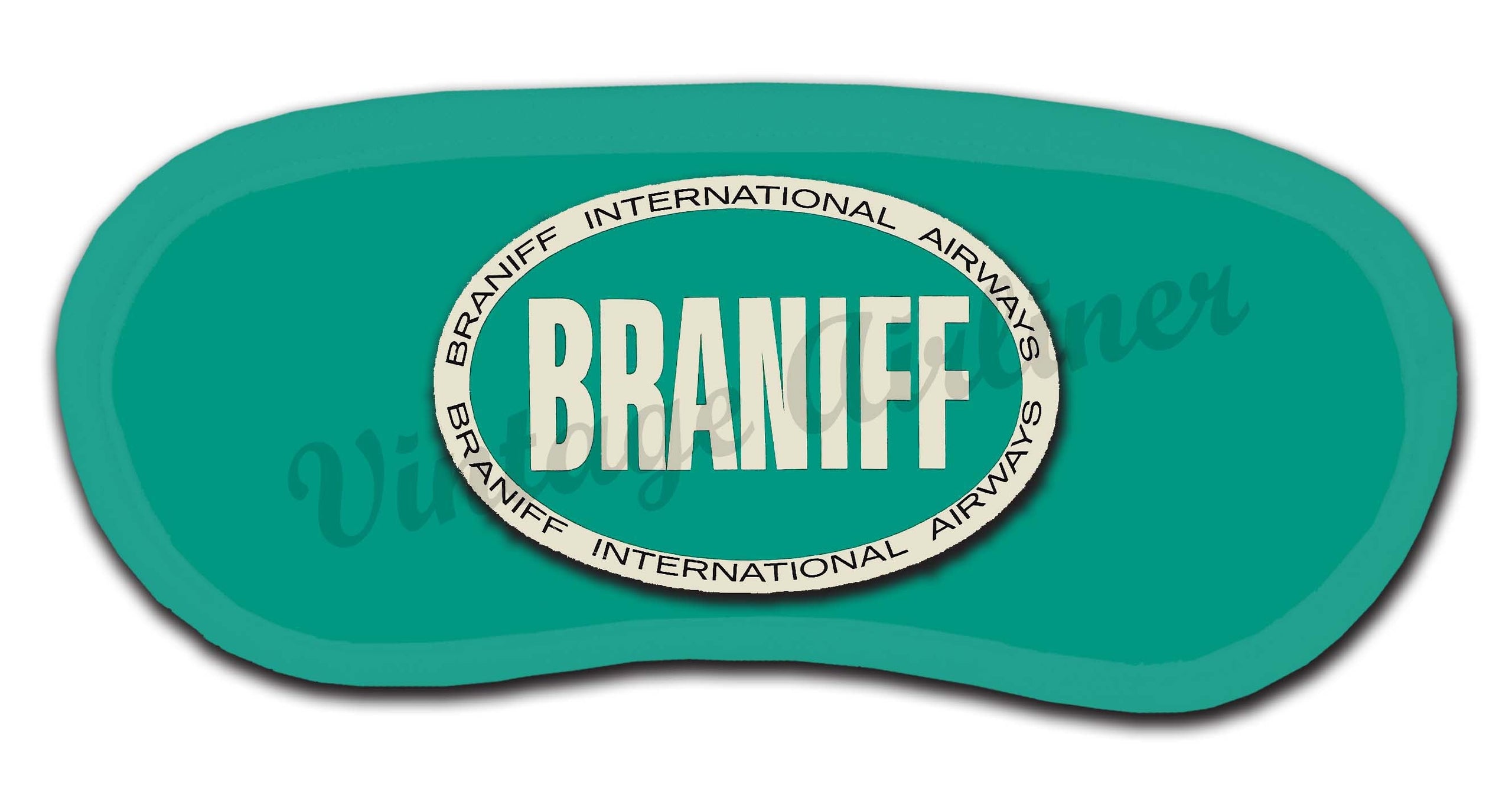 Braniff International Airways Bag Sticker Sleep Mask