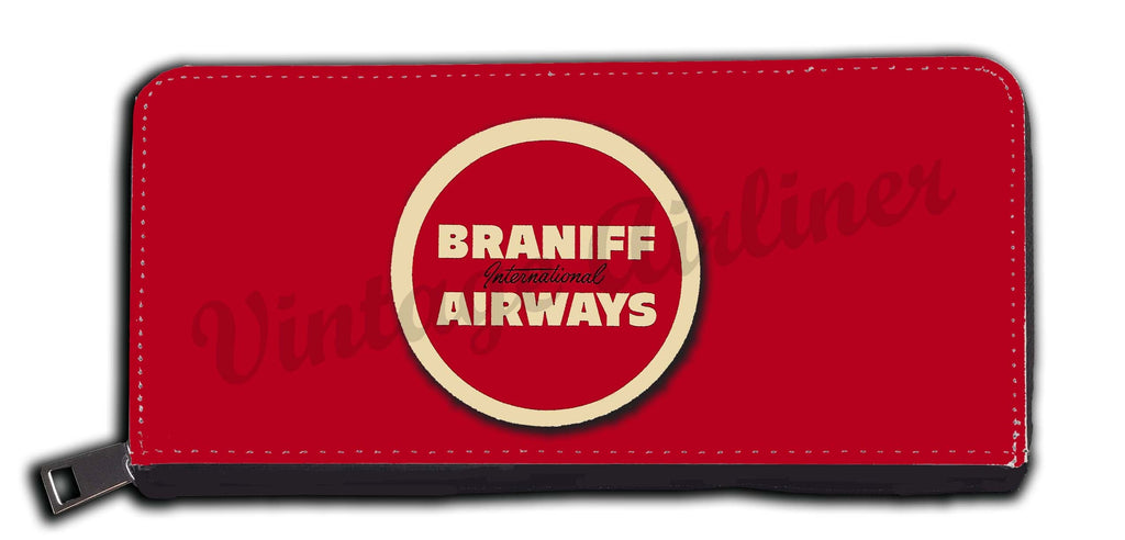 Braniff Airways Red Logo Wallet